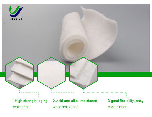 chất lượng  Long Fiber Geofabric Roll For Beach Embankment And Harbor Pier Reinforcement nhà máy sản xuất