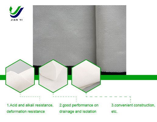 Chế độ thoát nước tùy chỉnh Geotextile lọc vải chống ăn mòn và thời tiết