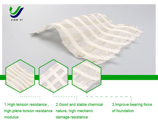 Bảo vệ môi trường Mạng lưới địa lý sợi thủy tinh 30-80kN / m Để bảo tồn nước