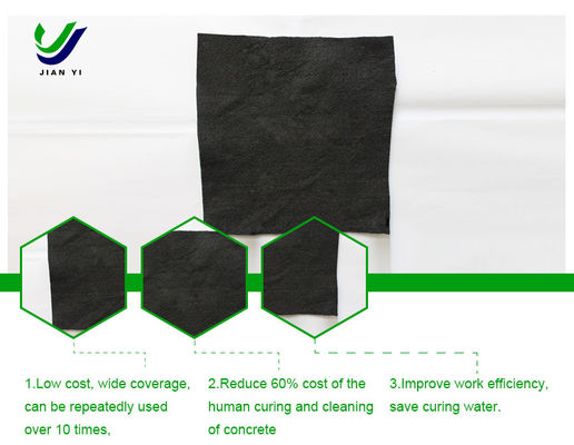 Vải thoát nước địa lý tùy chỉnh 100gm cho làm cứng bê tông đúc sẵn