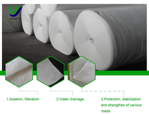 8-10kN/m Tải lọc Geotextile thoát nước cho bảo trì đường