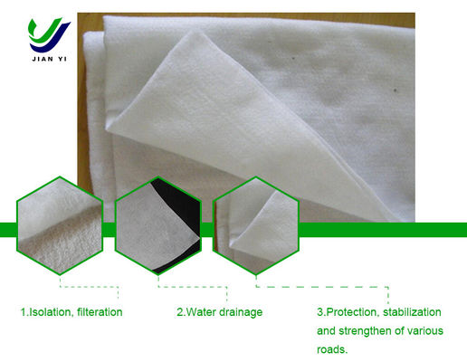 8-10kN/m Tải lọc Geotextile thoát nước cho bảo trì đường