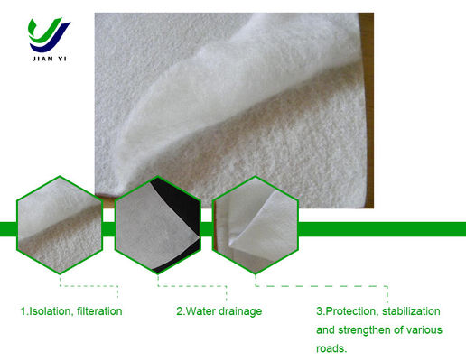 8-10kN/m Tải lọc Geotextile thoát nước cho bảo trì đường