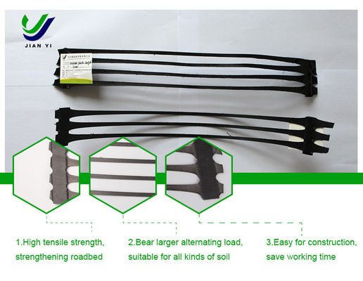 Kháng hóa học Đường lưới nhựa đơn trục Cải thiện độ ổn định dưới lớp 1m-2.5m