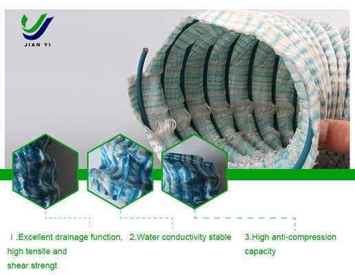 Vải thoát nước địa chất công nghệ đường cao tốc để ổn định và củng cố đất