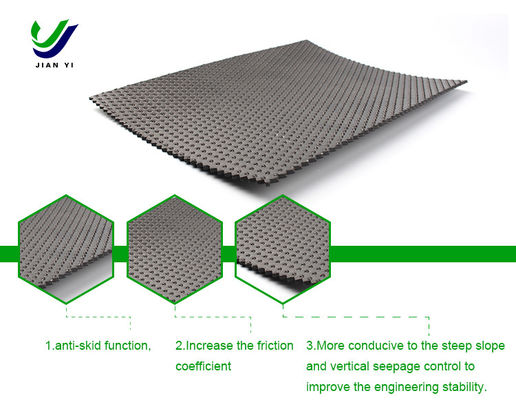 Geomembrane kết cấu HDPE chống trượt được tùy chỉnh cho lớp lót ao