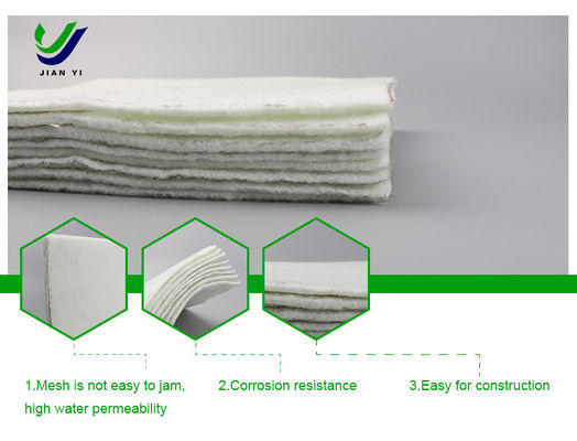 Vải đường chống ăn mòn Geotextile Staple cho kỹ thuật môi trường