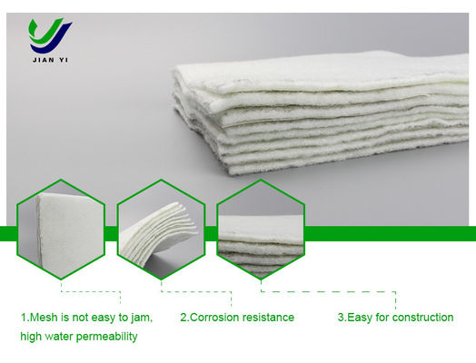 Phân tách Sợi đệm Geotextile 2m ~ 6m Chiều rộng ngăn ngừa sự lây lan ô nhiễm