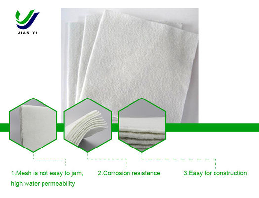 Khử nước Geotextile sợi ngắn với chống ăn mòn axit và kiềm
