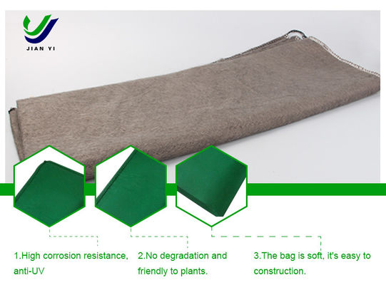 Mỏ làm xanh túi Geotextile chống tia cực tím để phục hồi thảm thực vật