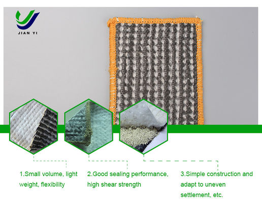 Liner đất sét địa tổng hợp Bentonite chống nước 4000g / m2 Cho xử lý nước thải