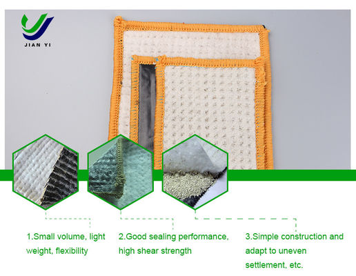 Liner đất sét Bentonite Geosynthetic tùy chỉnh cho trong hồ chứa và đập