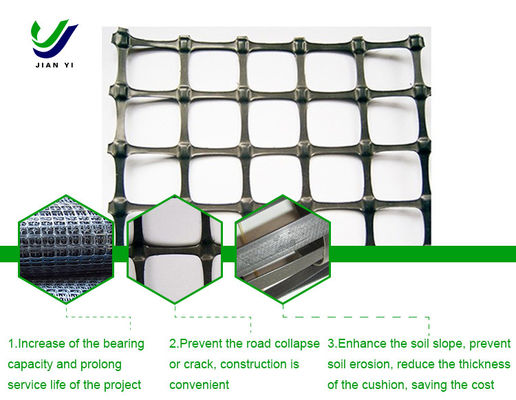 Mạng lưới địa lý biaxial polypropylene đặc biệt để ngăn ngừa xói mòn đất