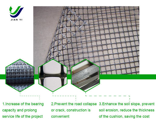Phòng chống lão hóa Bi-Axial Plastic Geogrid cho cảnh quan đất và môi trường xanh