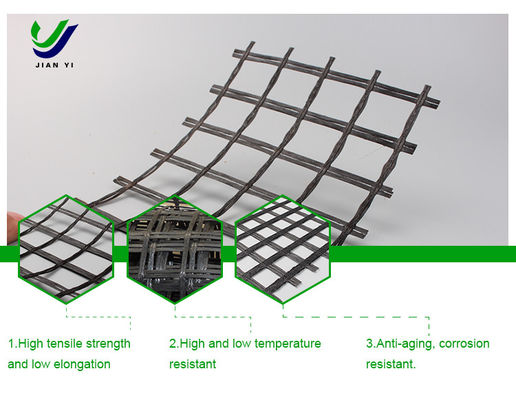 Phòng chống lão hóa sợi thủy tinh Geogrid Tăng khả năng chịu tải của hỗn hợp nhựa