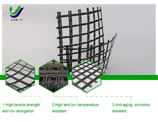 Đường sắt đường sắt Geogrid bằng sợi thủy tinh có khả năng chống nhiệt độ thấp