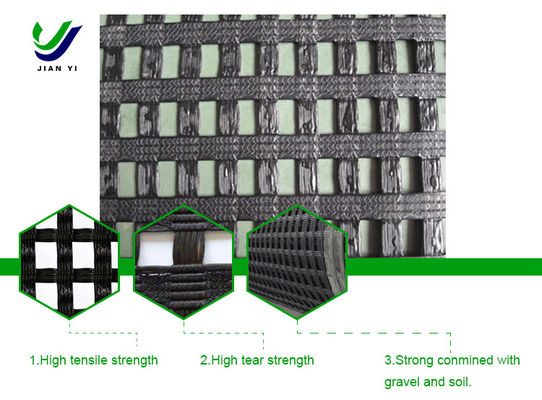 Warp đan polyester Geogrid có khả năng chống xói hóa học và lão hóa môi trường tốt
