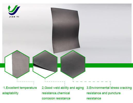 Độ bền cao HDPE Geomembrane chống ăn mòn của axit và dầu kiềm