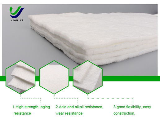Dải dệt địa chất sợi dài kết cấu cho đường bộ và đường sắt củng cố và thoát nước
