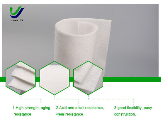 Kháng tia cực tím Geotextile sợi dài với khả năng chống hóa học và không thấm