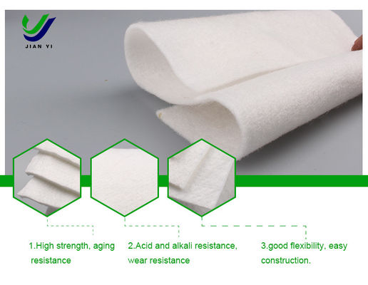 Kháng ăn mòn Geotextile sợi dài với kháng axit và kiềm