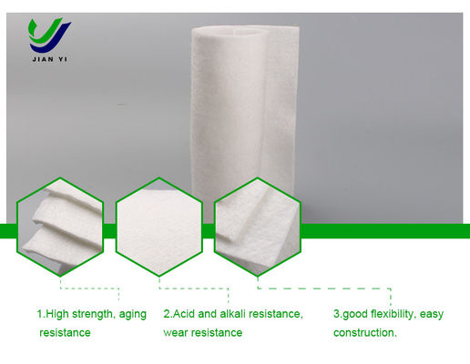Đồ dệt địa chất sợi dài tùy chỉnh 50-200m chiều dài cho xây dựng đường bộ