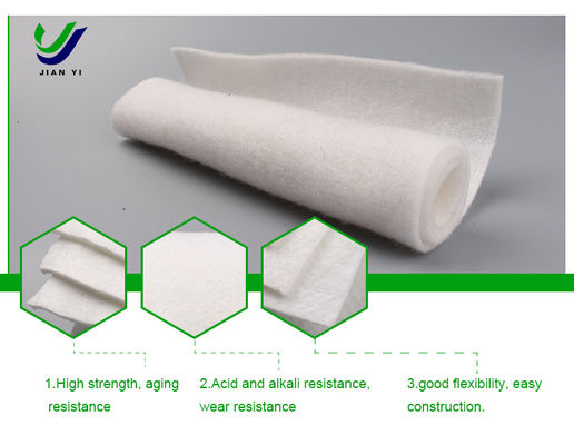 Long Fiber Geofabric Roll Kháng nhiệt và ánh sáng cho các loại đất khác nhau