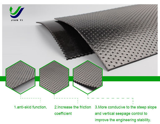 Geomembrane HDPE thô đa mục đích cho bãi rác và lưu trữ chất thải