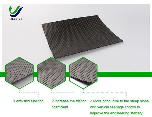 Anti Skid HDPE Geomembrane kết cấu 6m-8m chiều rộng cho sườn dốc