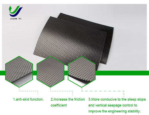 50m ~ 100m HDPE Geomembrane kết cấu cho các giải pháp chống trượt và chống rò rỉ