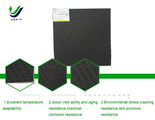 Điểm cột Geomembrane Độ bền rách hình chữ nhật 125-249N cho hiệu suất lâu dài