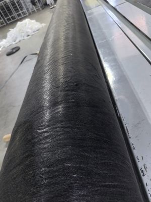 Vải địa kỹ thuật sợi dài màu đen để ổn định đất, ổn định đất, chống ăn mòn