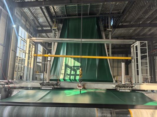 Giải pháp lâu dài Đen và xanh HDPE Đơn giản Geomembrane s Ưu tiên lão hóa và chống tia UV