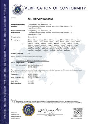 Điểm cột Geomembrane Độ bền rách hình chữ nhật 125-249N cho hiệu suất lâu dài