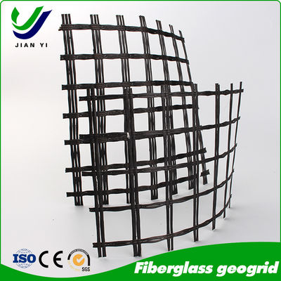 Độ bền kéo cao và độ kéo dài nhỏ Geogrid sợi thủy tinh để củng cố vỉa hè Đập bảo vệ độ dốc và dự án kiểm soát cát