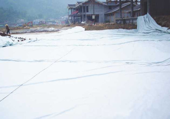 PET Polyester Chips Nonwoven Geotextile for Tailings Dây và bãi rác Độ rộng 1m-6.6m Độ bền tan KN/m ≥ LD/TD 4.5-40