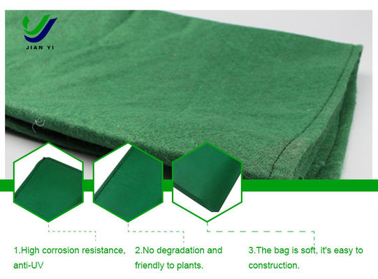 Sức mạnh theo chiều dọc và ngang ≥ 4,5KN/M EcoBags Hệ thống củng cố thảm thực vật bền vững với độ dày ≥ 0,6 mm
