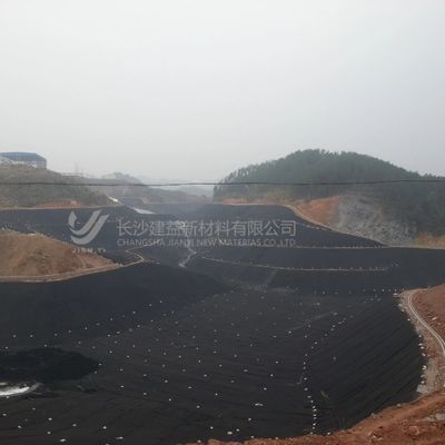 Chống axit và kiềm, chống nước mắt HDPE Geomembrane mịn cho dự án kỹ thuật chống rò rỉ