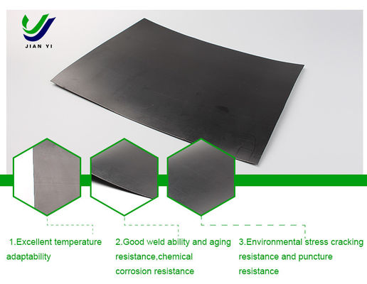Ống chống hóa chất HDPE tuyệt vời cho lắp đặt hàn đinh nóng trong các dự án hồ điều chỉnh độ bóng
