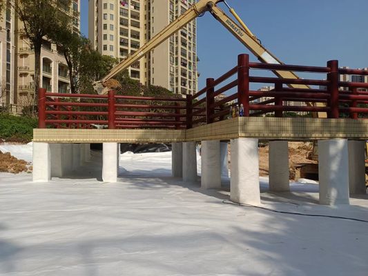 0.2~3mm Độ dày Geomembrane tổng hợp cho lớp chống rò rỉ dọc của nền tảng