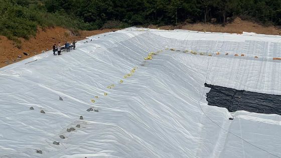 Thủy thoát nước tối ưu 3D Composite Drainage Net Width 2m-6m Tăng độ kéo ≥16kN/m cho quản lý nước bề mặt
