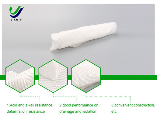 lọc và thoát nước tuyệt vời Đen polypropylene vải địa dệt chiều rộng 2-6m Được làm từ sợi tổng hợp công nghiệp mạnh