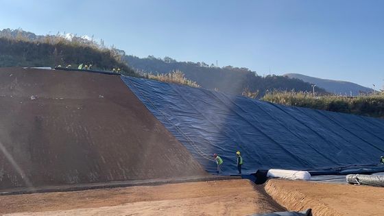 Dễ dàng Xây dựng Đặt kết cấu và chống trượt Geomembrane 1.0mm-2.5mm cho ứng dụng Slop