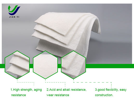 Vải địa kỹ thuật polyester chống phản xạ chống nứt cho ổn định đường bộ & đường sắt