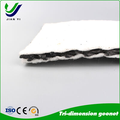Mạng thoát nước tổng hợp 3D có độ bền kéo cao ≥ 16kN / m, khả năng chống tia UV xuất sắc và thiết kế chống tắc nghẽn cho các ứng dụng bãi rác và đường