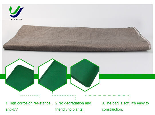 Túi sinh thái bằng polypropylene dệt chống tia UV thân thiện với thực vật để thi công đơn giản trong phục hồi mỏ & núi
